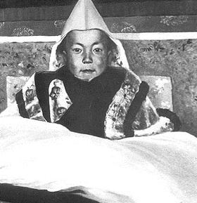 Dalaj Lama na ceremoniji pri ustolicenju