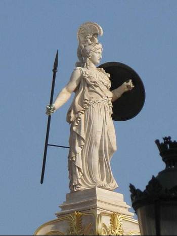 Statua Atine, Atinska Akademija