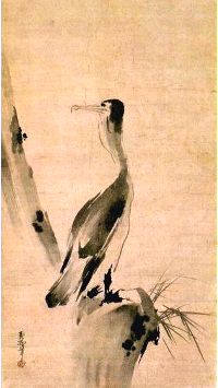 Kormoran; Musaši; viseći svitak