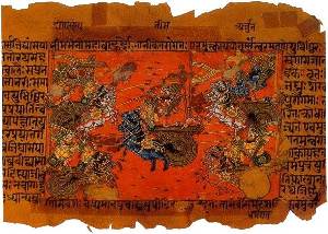 Mahabharata manuskript